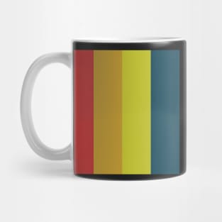 colorful stripe pattern Mug